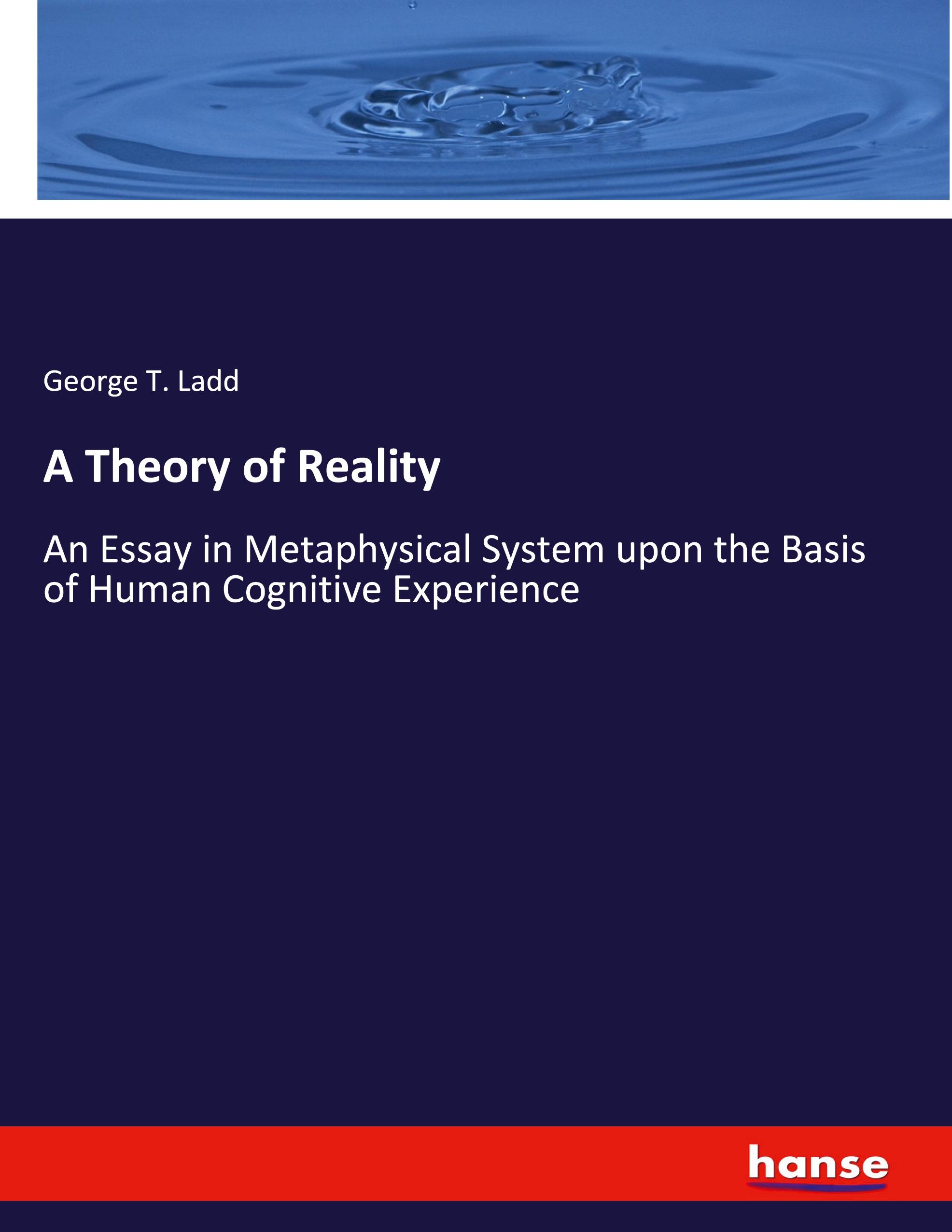 Vorderes Coverbild A Theory of Reality