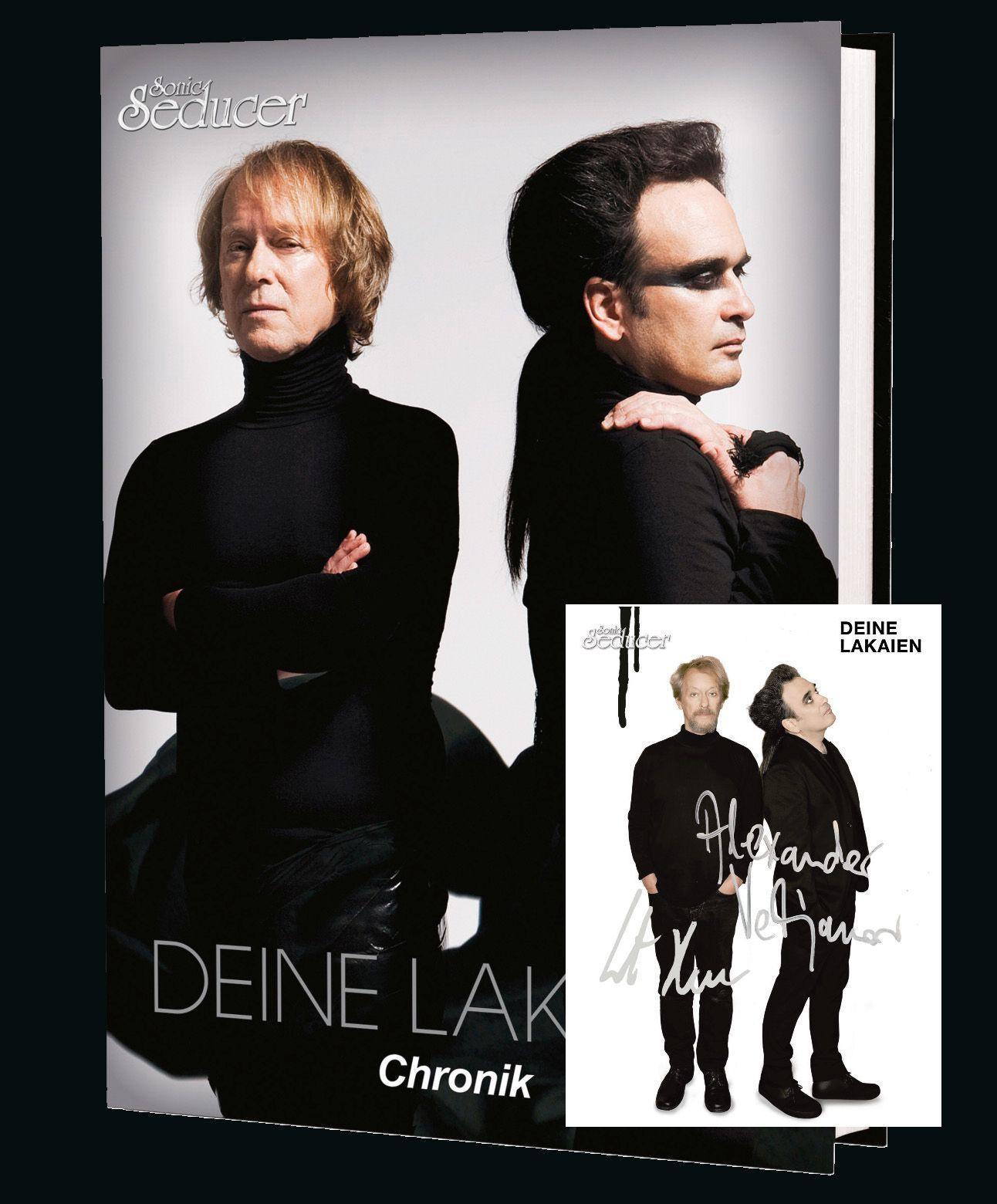 Vorderes Coverbild Deine Lakaien Chronik von Sonic Seducer im Hardcover auf 499 Exemplare limitiert und handnummeriert