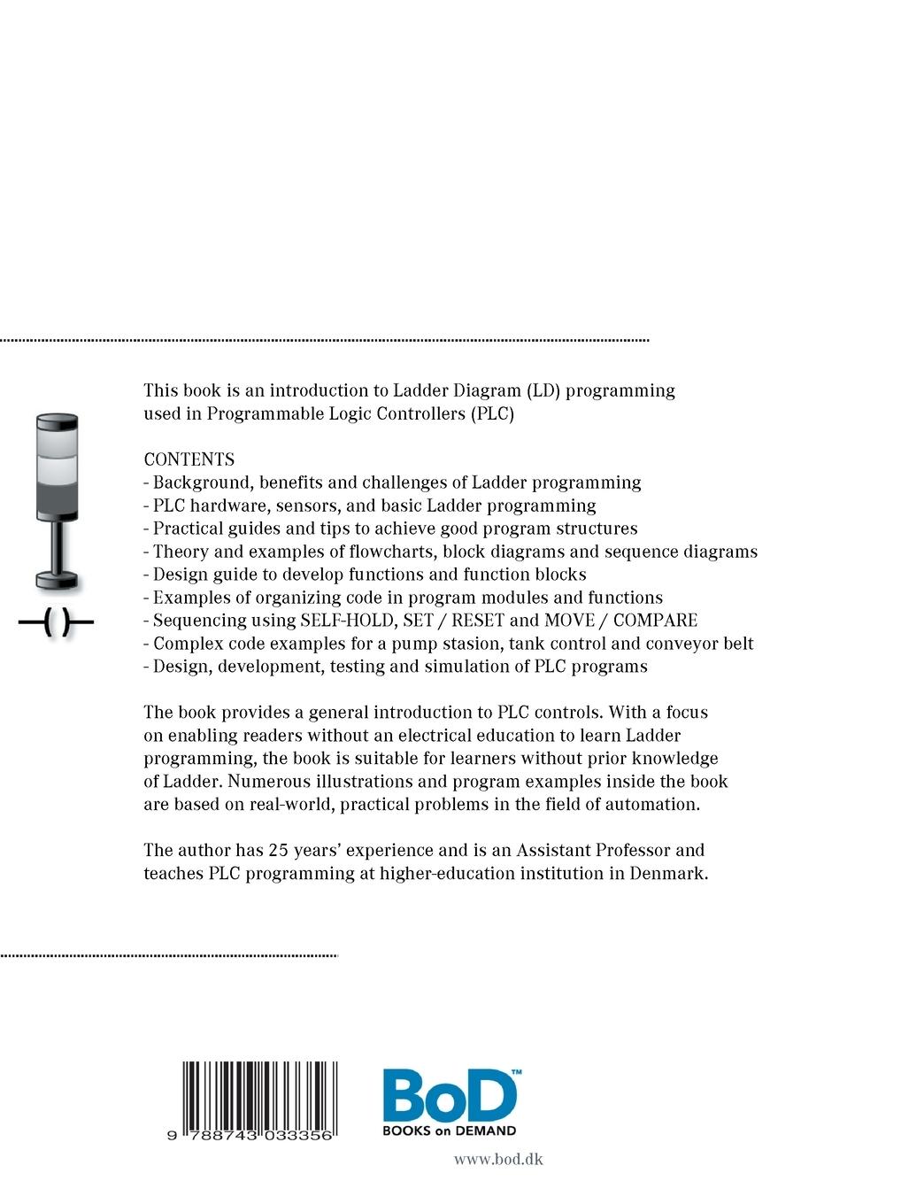 Rückseitencover PLC Controls with Ladder Diagram (LD), Monochrome