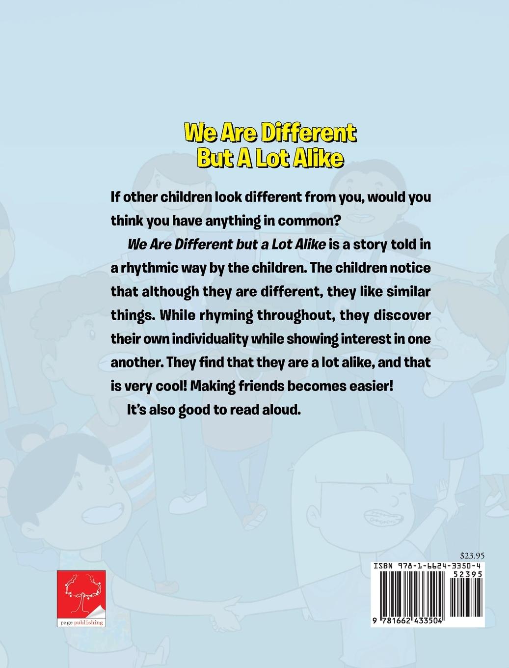 Rückseitencover We Are Different But A Lot Alike