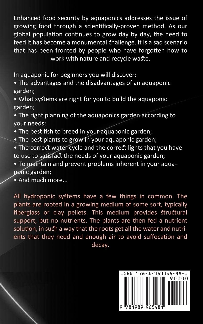 Rückseitencover Aquaponics for Beginners