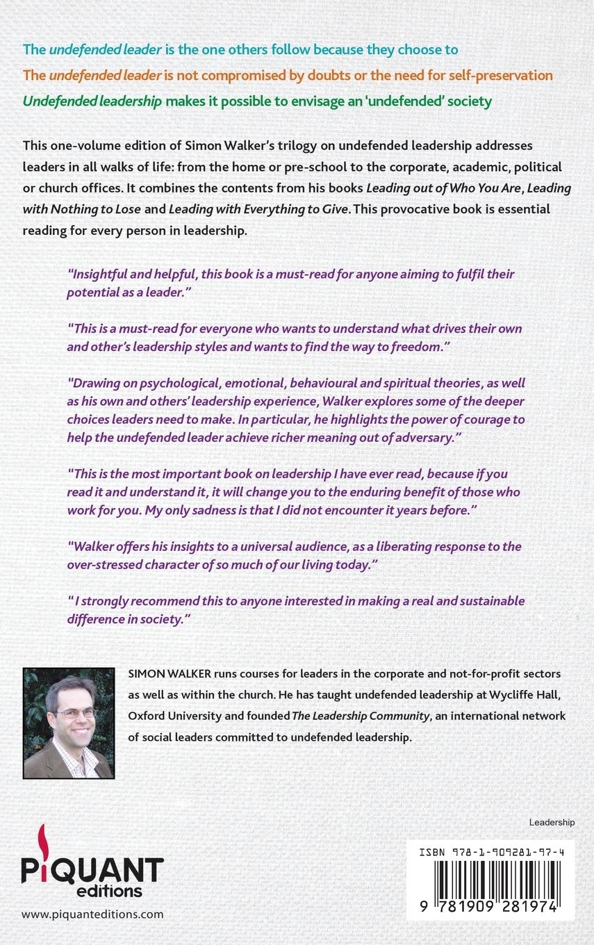 Rückseitencover The Undefended Leader