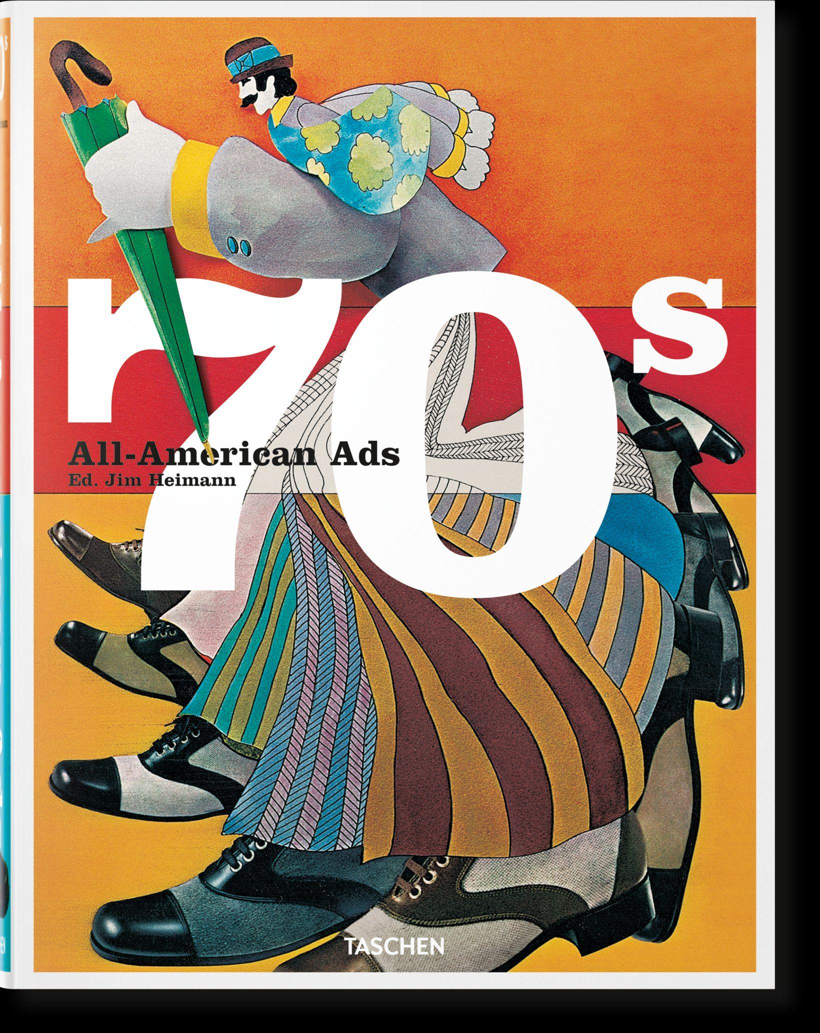 Vorderes Coverbild All-American Ads of the 70s