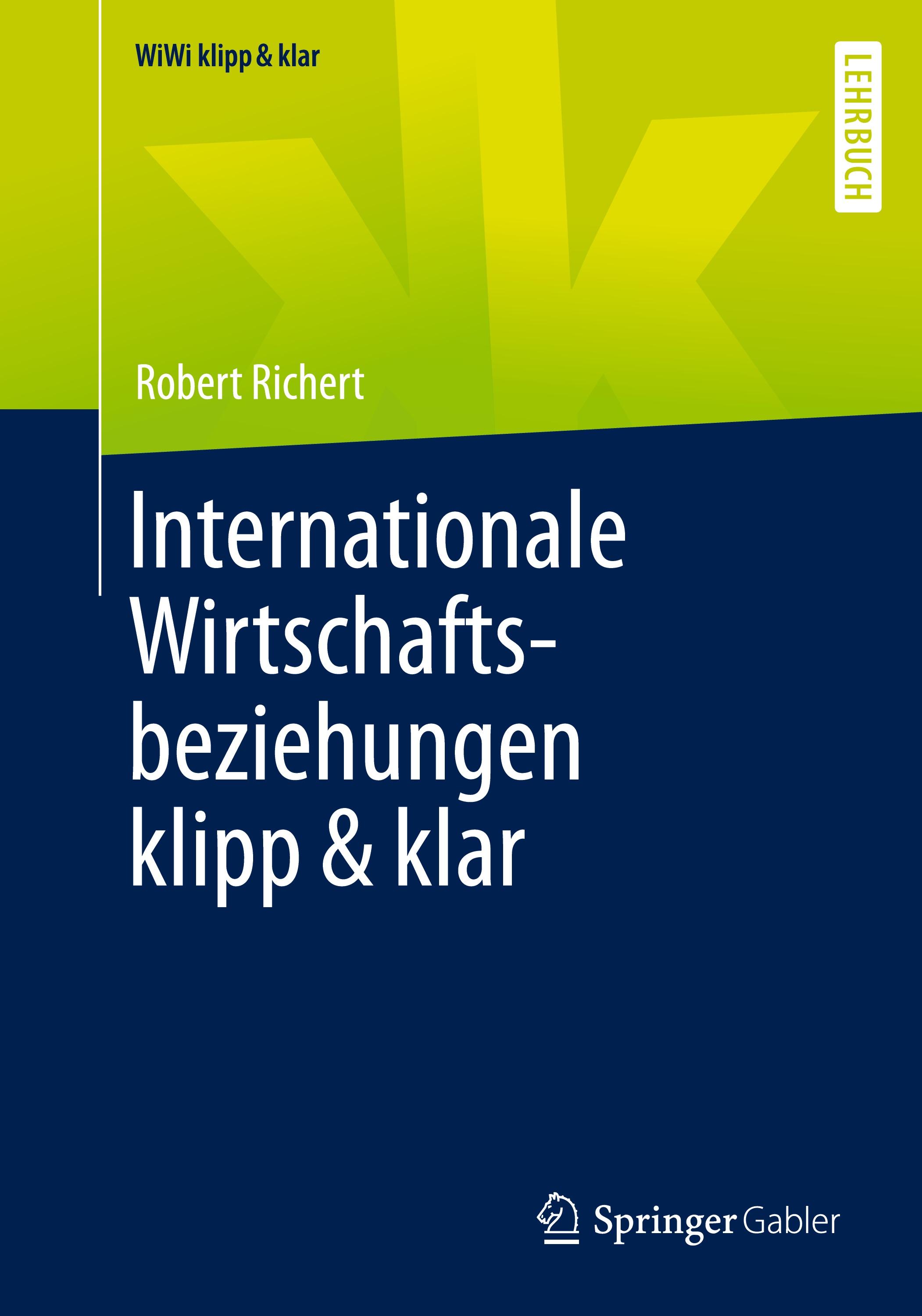 Vorderes Coverbild Internationale Wirtschaftsbeziehungen klipp & klar