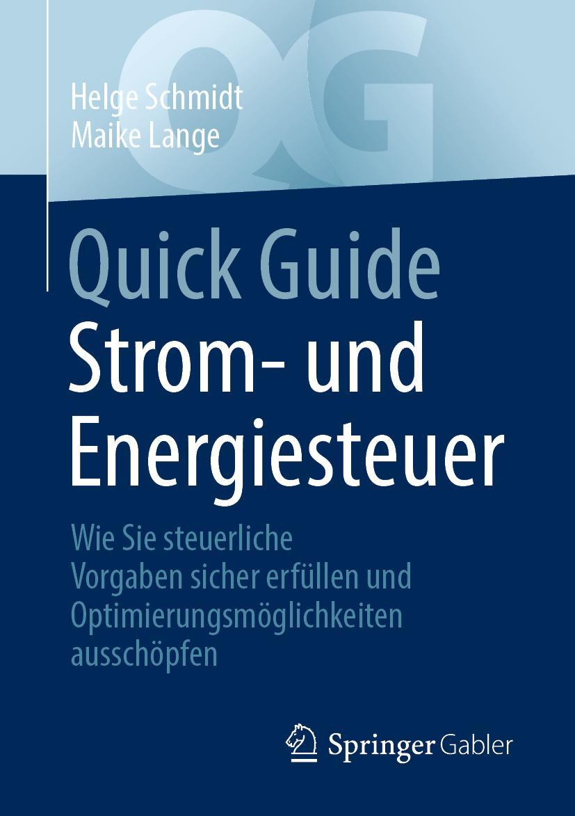Vorderes Coverbild Quick Guide Strom- und Energiesteuer