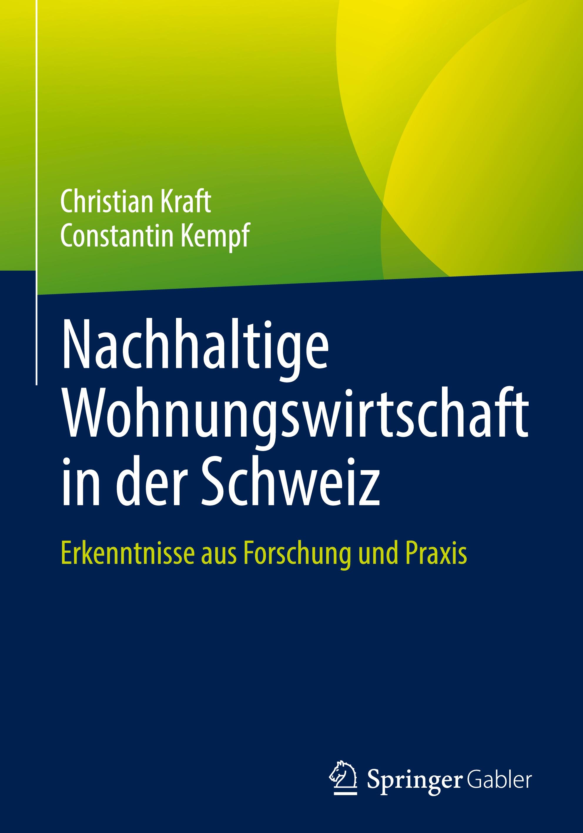 Vorderes Coverbild Nachhaltige Wohnungswirtschaft in der Schweiz
