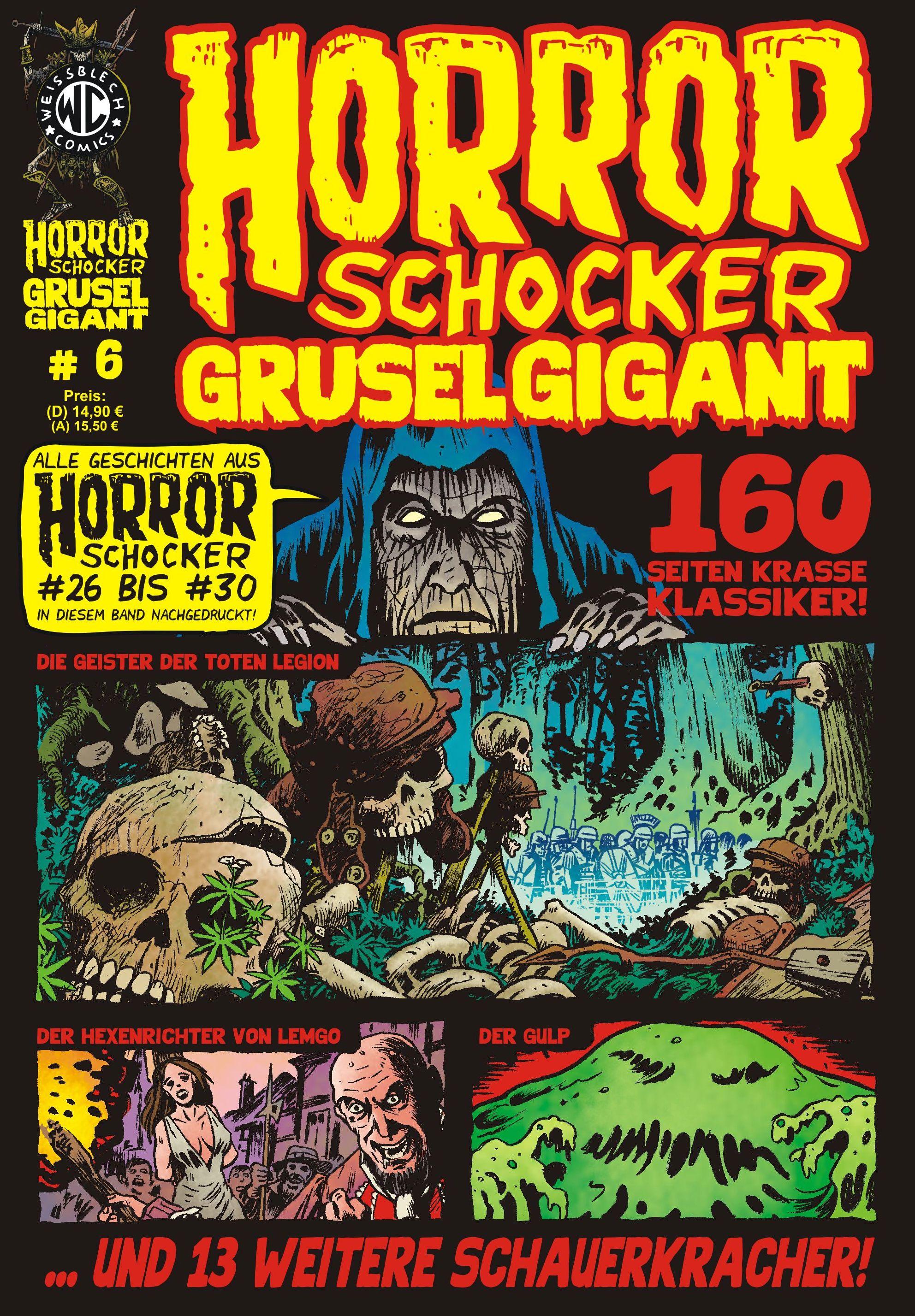 Vorderes Coverbild Horrorschocker Grusel Gigant 6