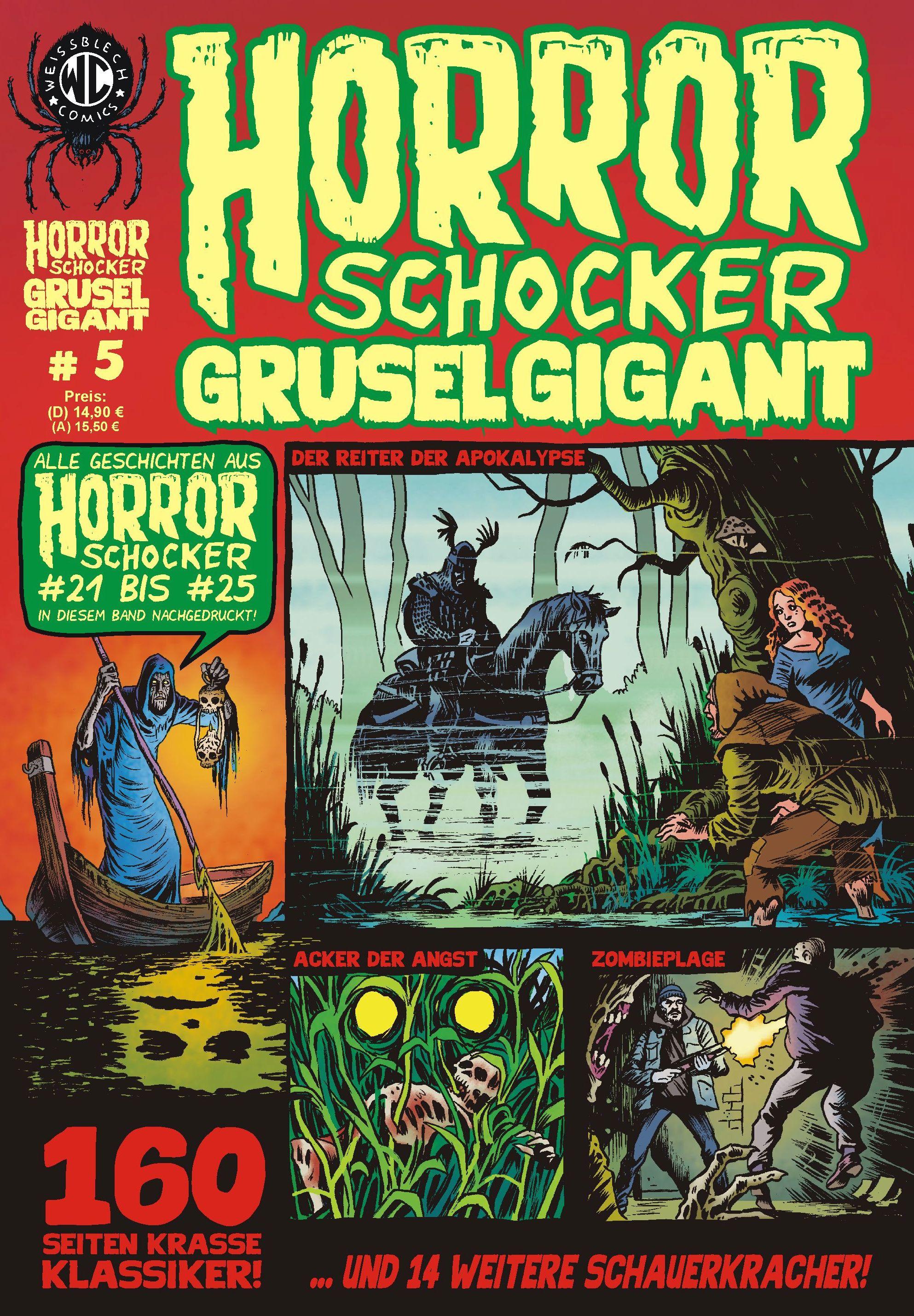 Vorderes Coverbild Horrorschocker Grusel Gigant 5