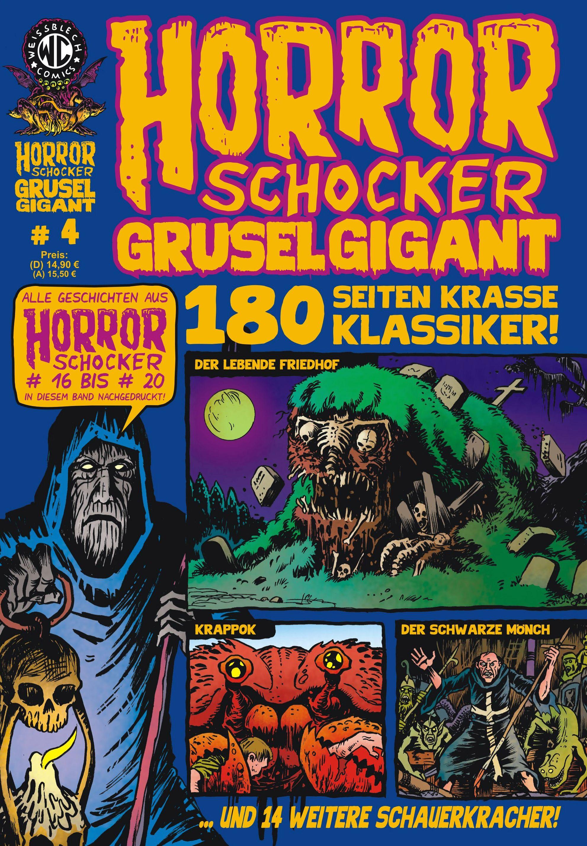 Vorderes Coverbild Horrorschocker Grusel Gigant 4