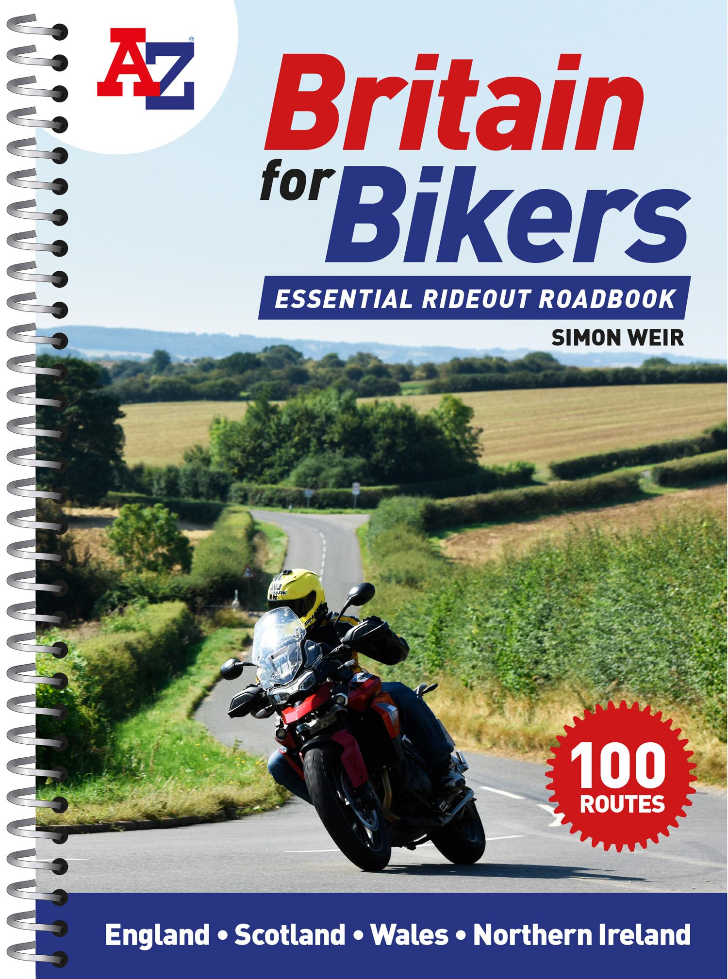 Vorderes Coverbild A A-Z Britain for Bikers: 100 Scenic Routes Around the UK