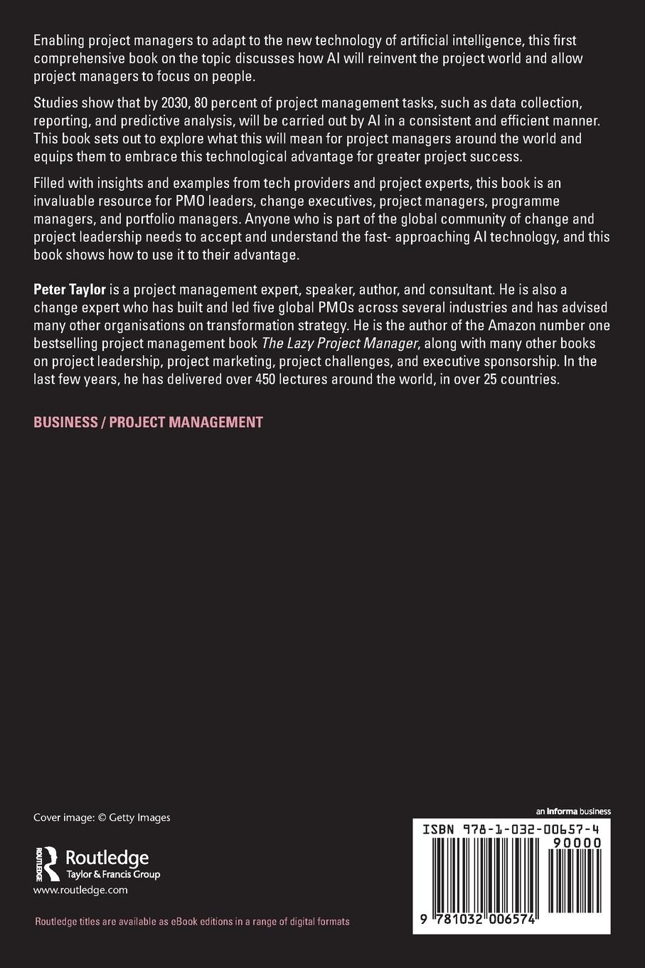 Rückseitencover AI and the Project Manager