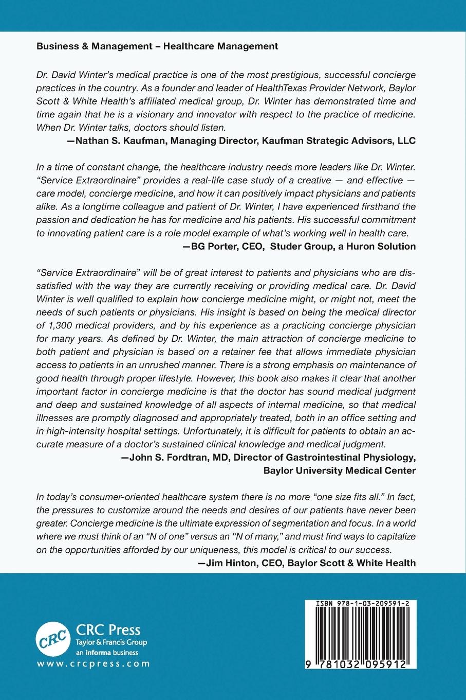 Rückseitencover Service Extraordinaire