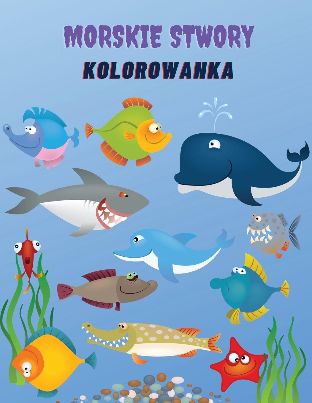 Vorderes Coverbild Morskie Stwory Kolorowanka