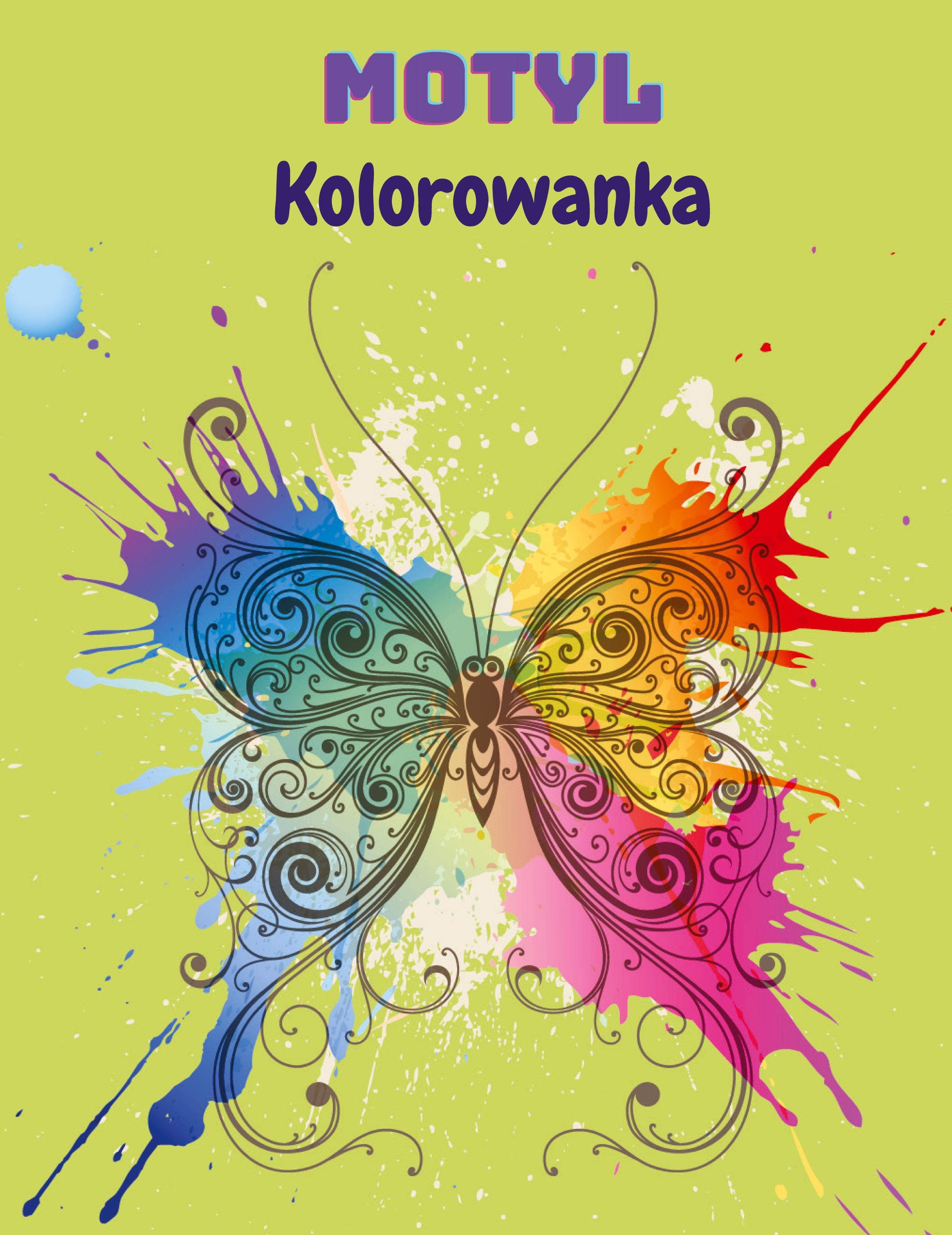 Vorderes Coverbild Motyl Kolorowanka