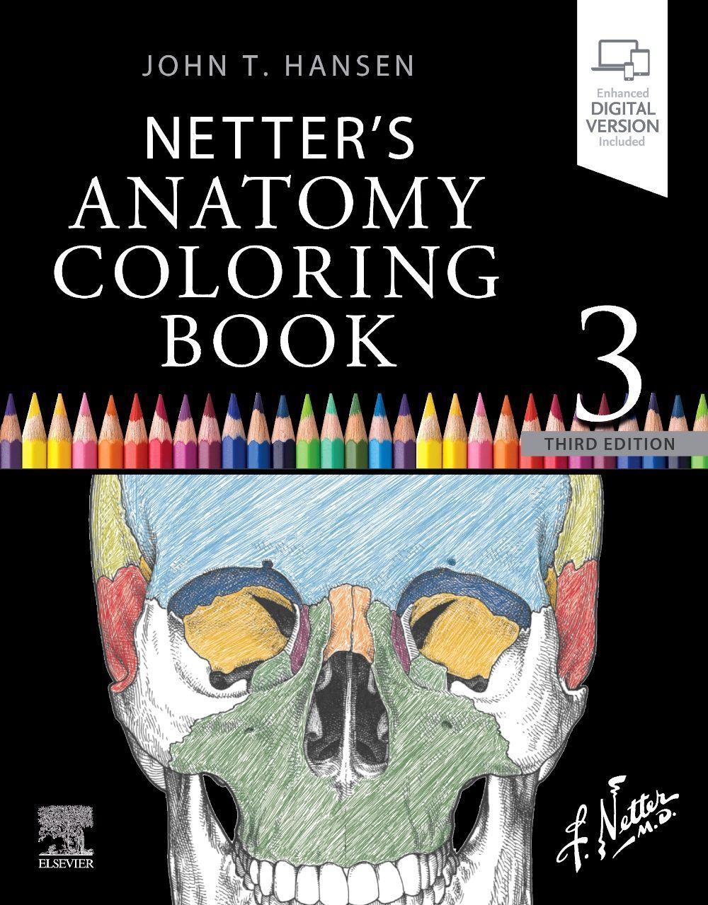 Vorderes Coverbild Netter's Anatomy Coloring Book