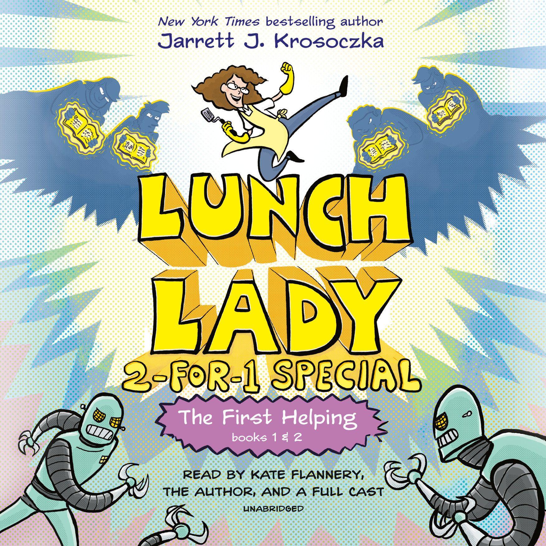 Vorderes Coverbild The First Helping (Lunch Lady Books 1 & 2): The Cyborg Substitute and the League of Librarians