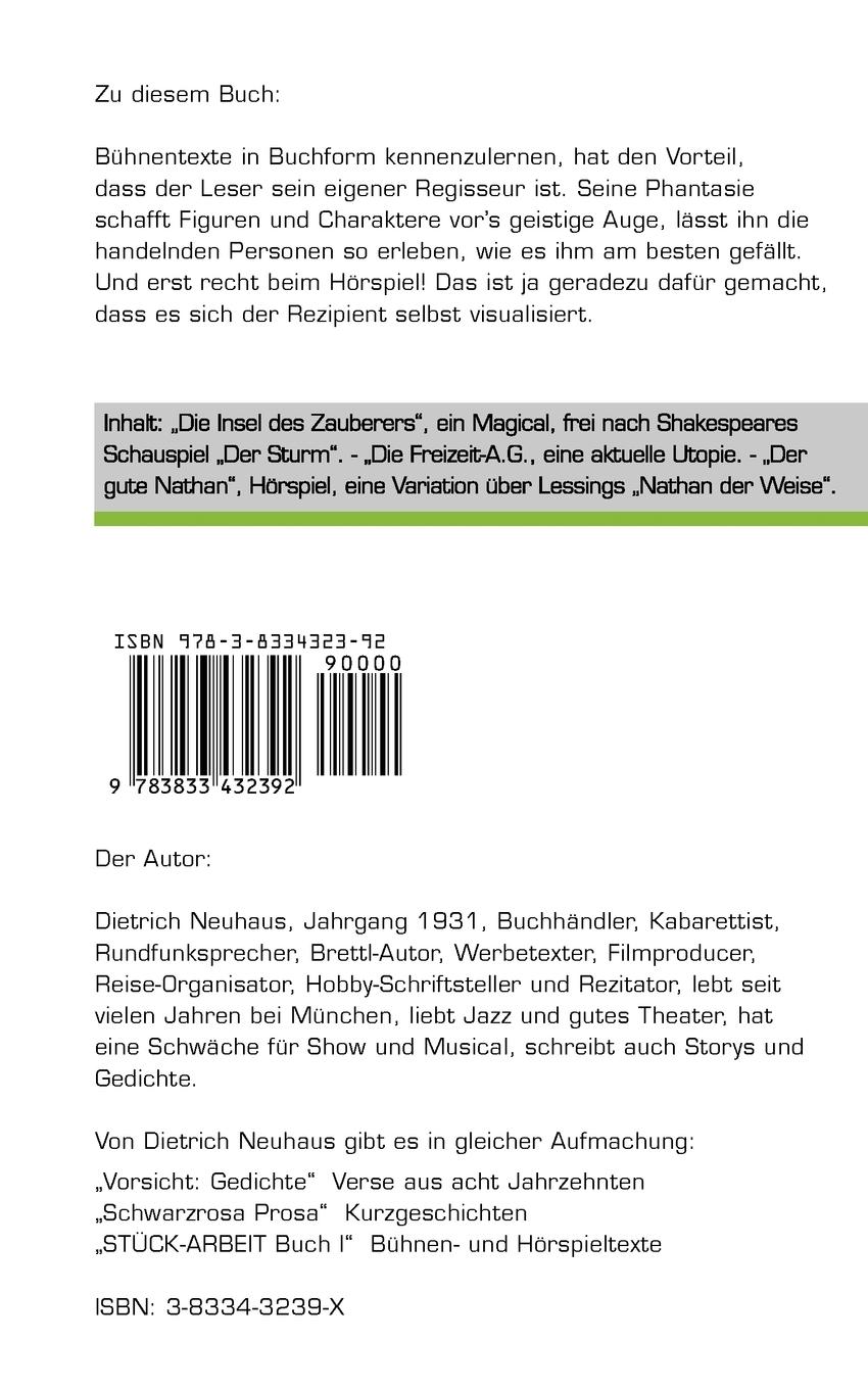 Rückseitencover Stück-Arbeit Buch 2