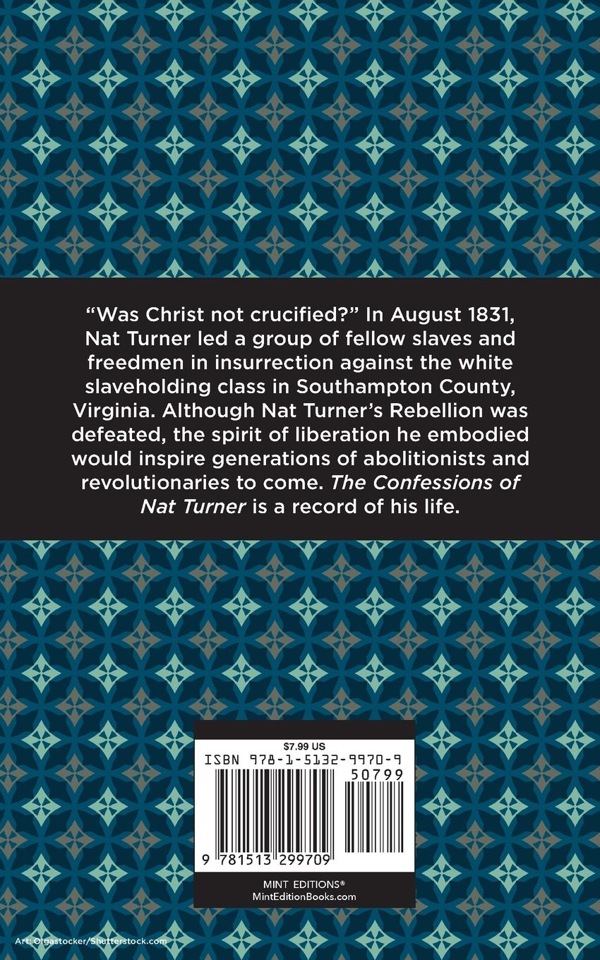 Rückseitencover The Confessions of Nat Turner