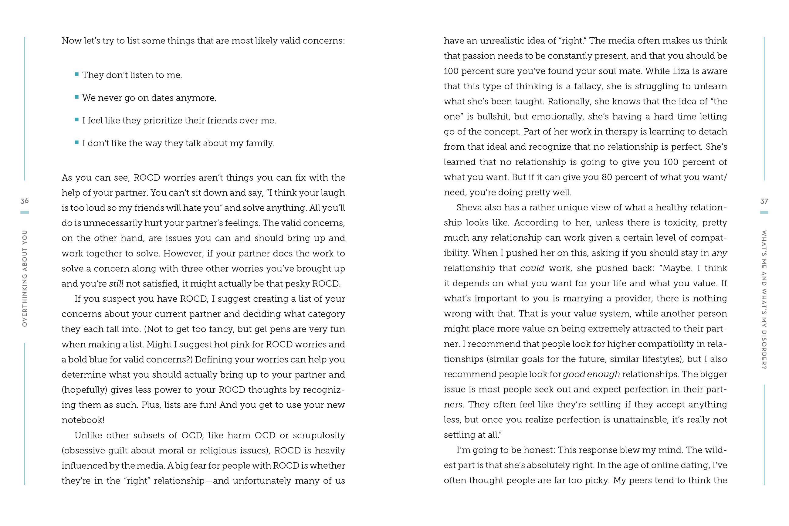 Beispielinhalt (Bild) Over- Thinking About You