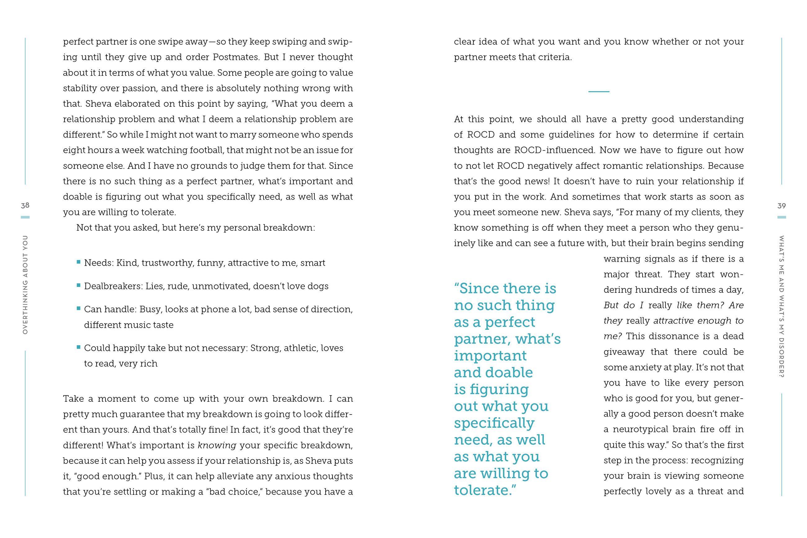 Beispielinhalt (Bild) Over- Thinking About You