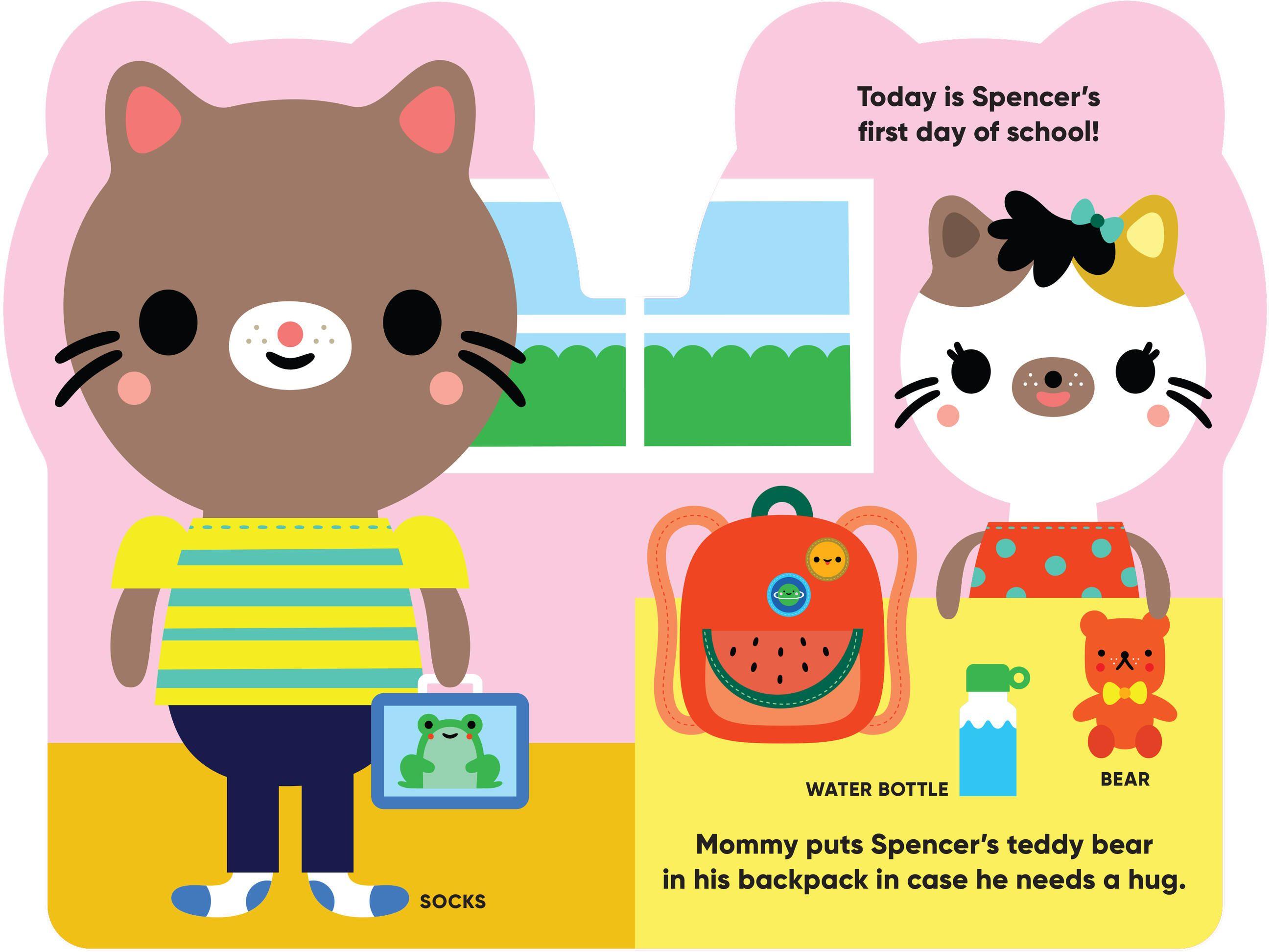 Beispielinhalt (Bild) Spencer Goes to School