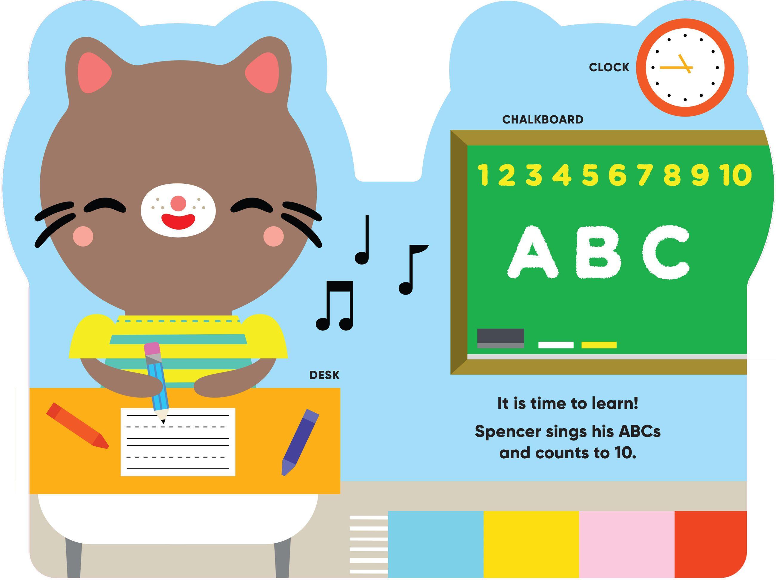 Beispielinhalt (Bild) Spencer Goes to School