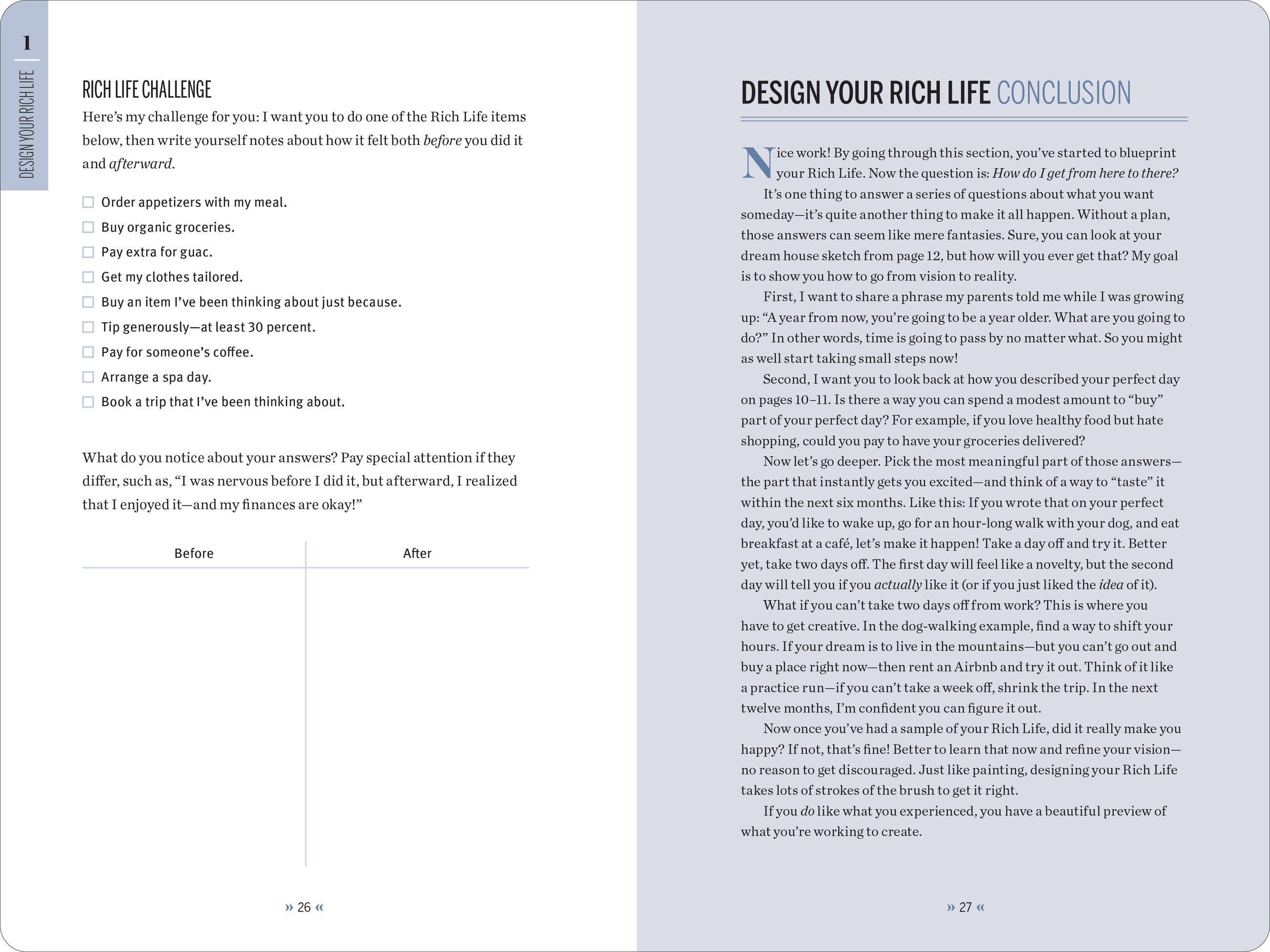 Beispielinhalt (Bild) I Will Teach You to Be Rich: The Journal