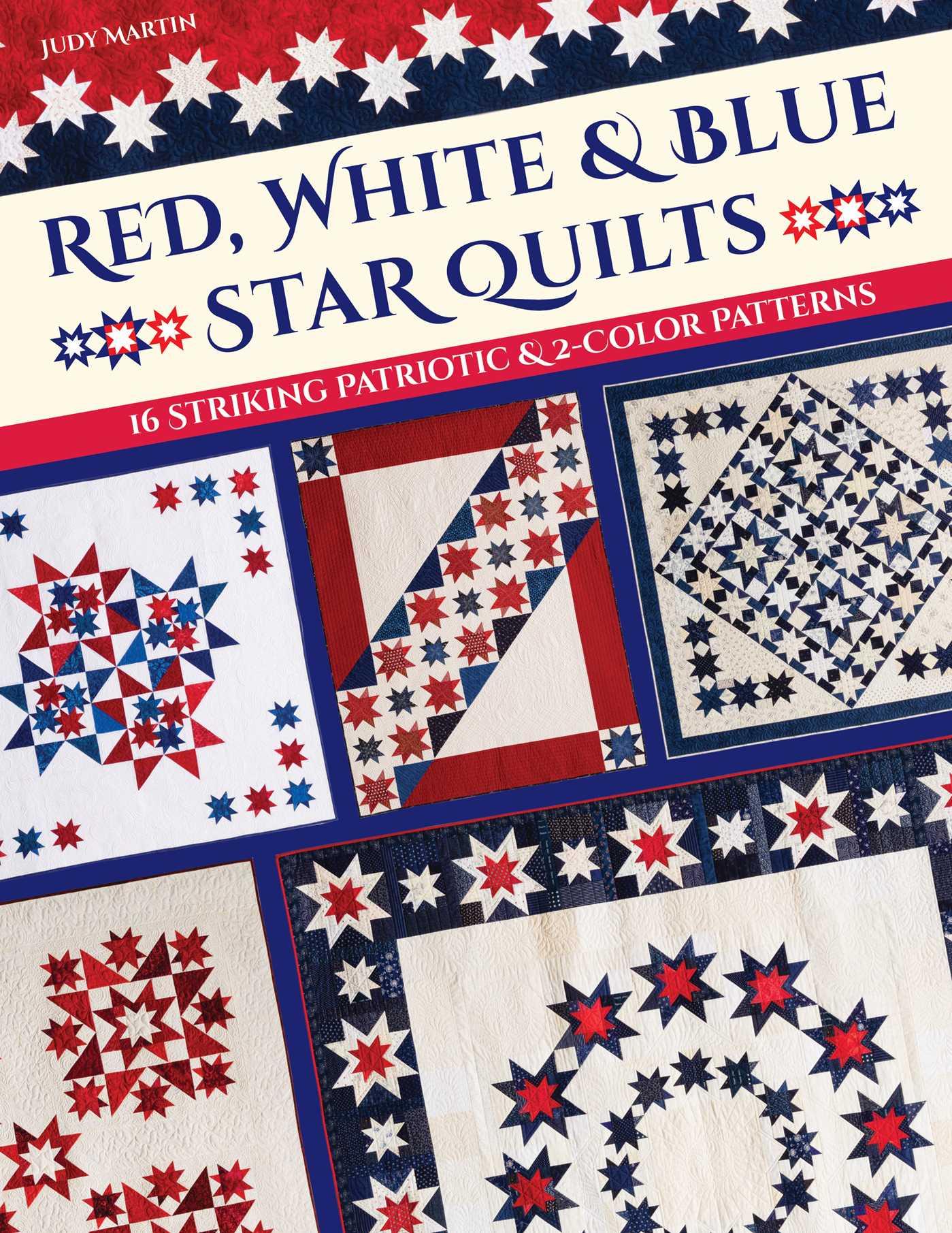 Vorderes Coverbild Red, White & Blue Star Quilts