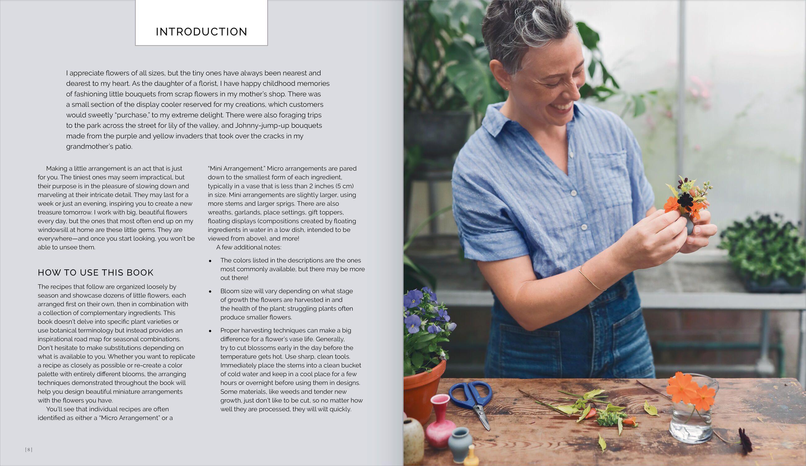 Beispielinhalt (Bild) The Little Flower Recipe Book