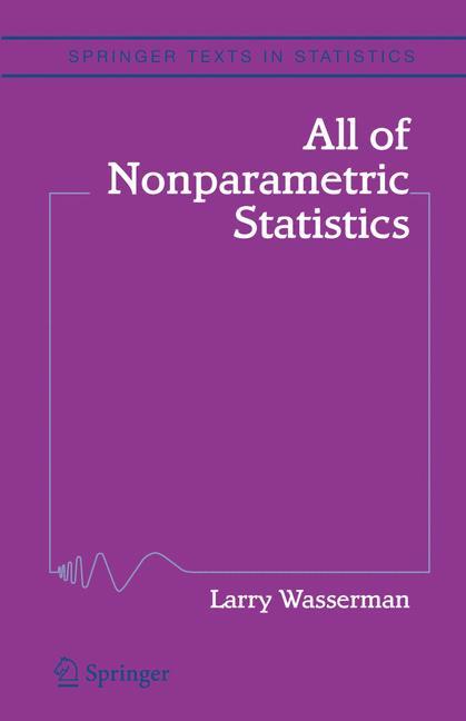 Vorderes Coverbild All of Nonparametric Statistics