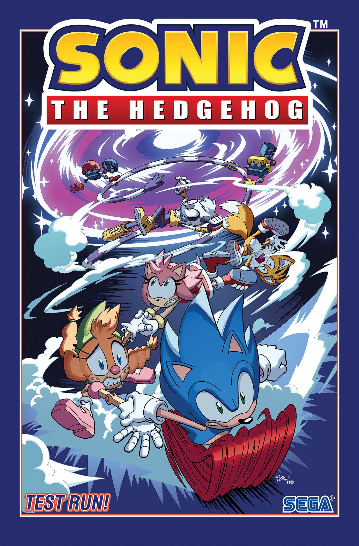 Vorderes Coverbild Sonic the Hedgehog, Vol. 10: Test Run!