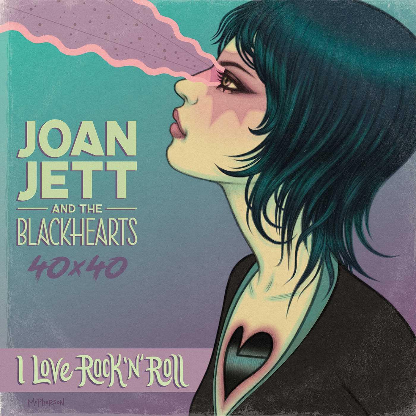 Vorderes Coverbild Joan Jett & The Blackhearts 40x40: Bad Reputation / I Love Rock-n-Roll