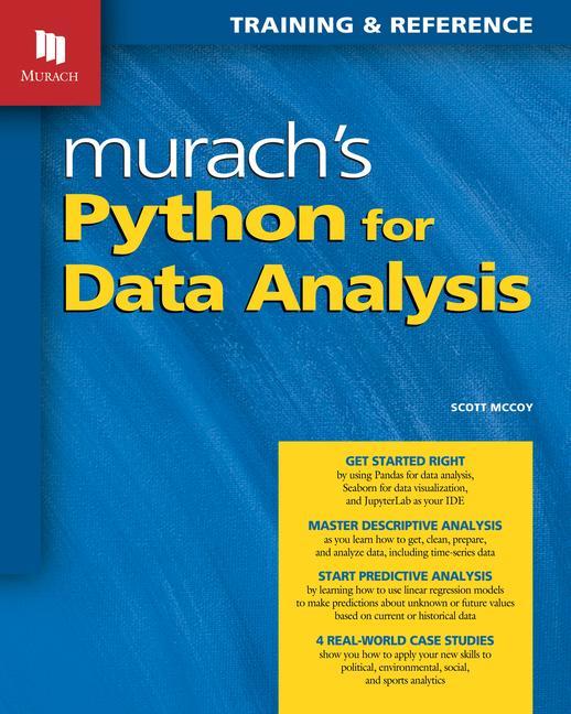 Vorderes Coverbild Murach's Python for Data Analysis