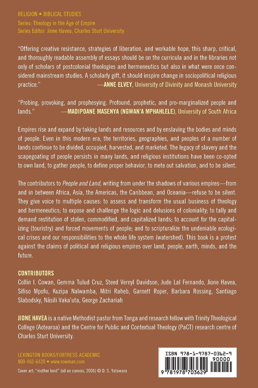 Rückseitencover People and Land