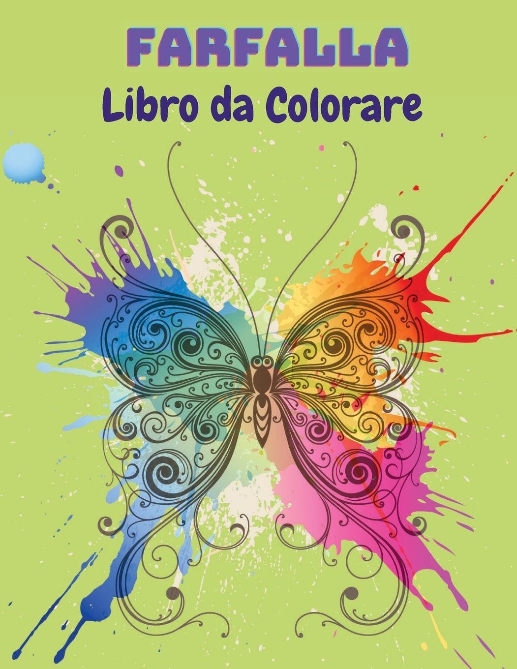 Vorderes Coverbild Farfalla Libro da Colorare
