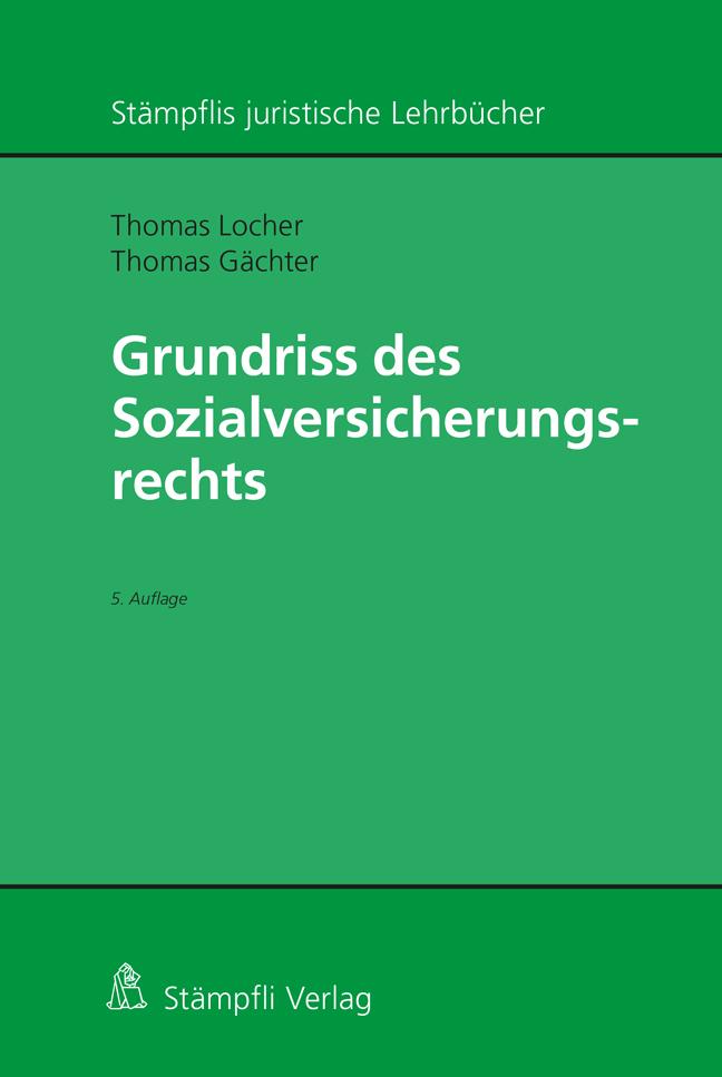 Vorderes Coverbild Grundriss des Sozialversicherungsrechts
