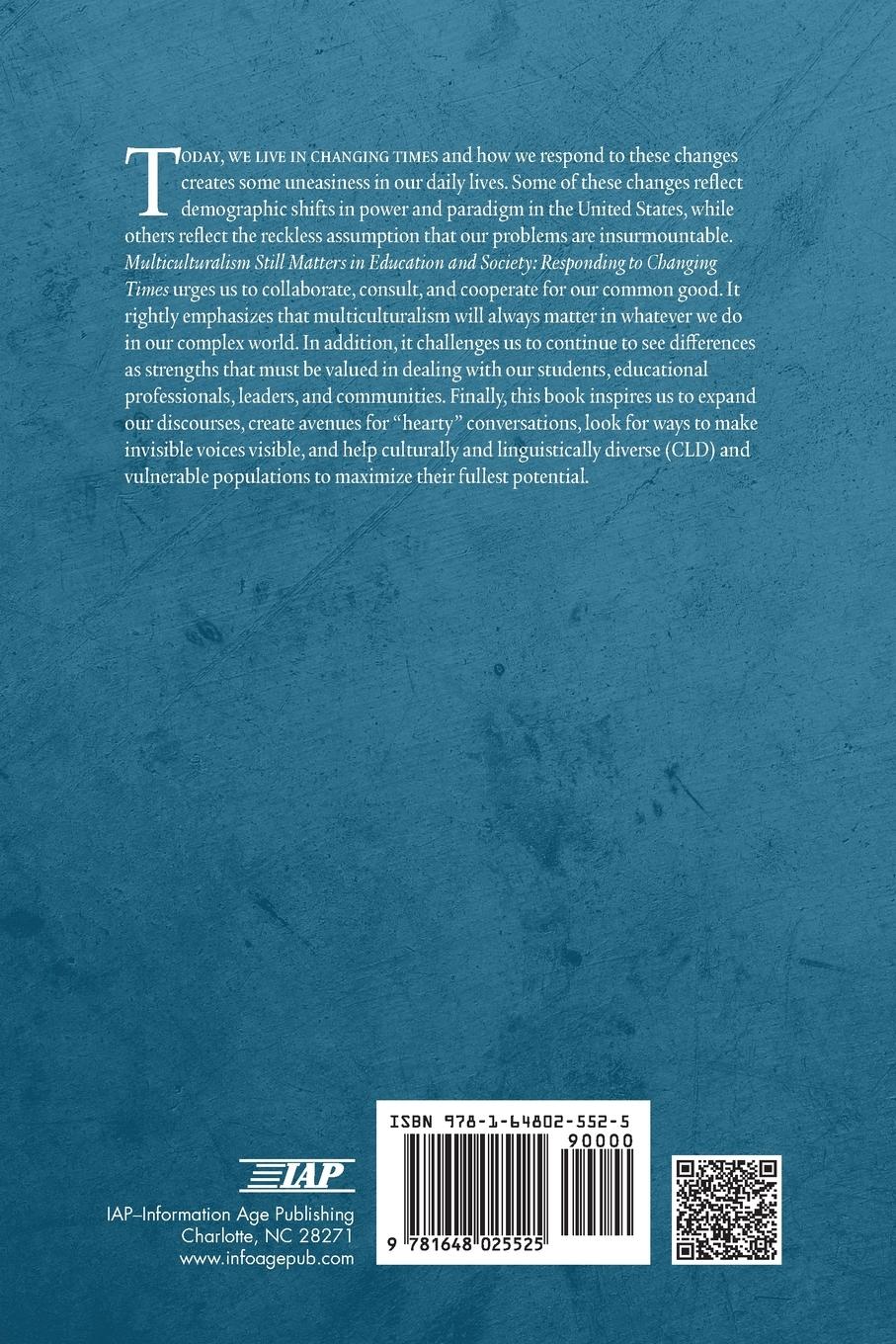 Rückseitencover Multiculturalism Still Matters in Education and Society