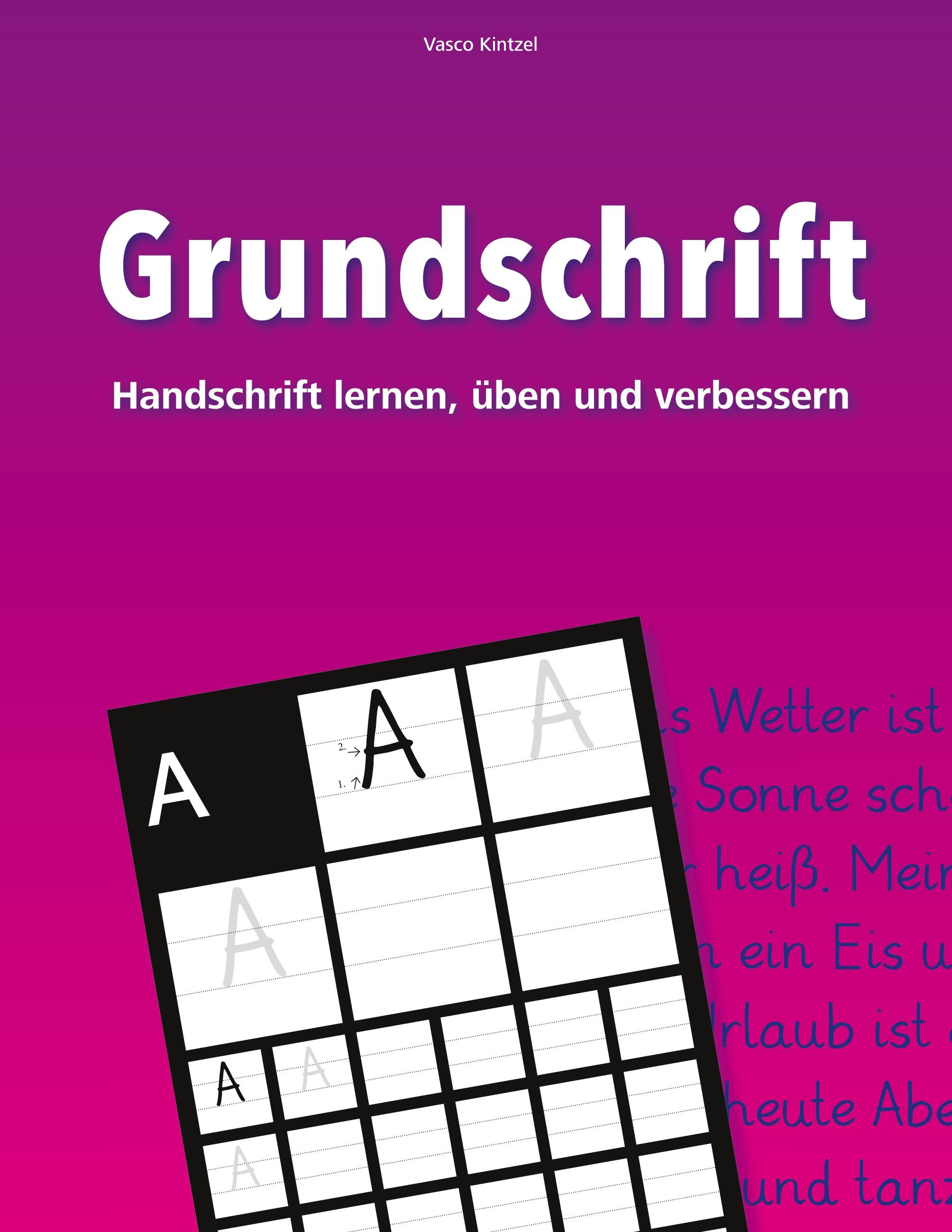 Vorderes Coverbild Grundschrift - Handschrift lernen, üben und verbessern