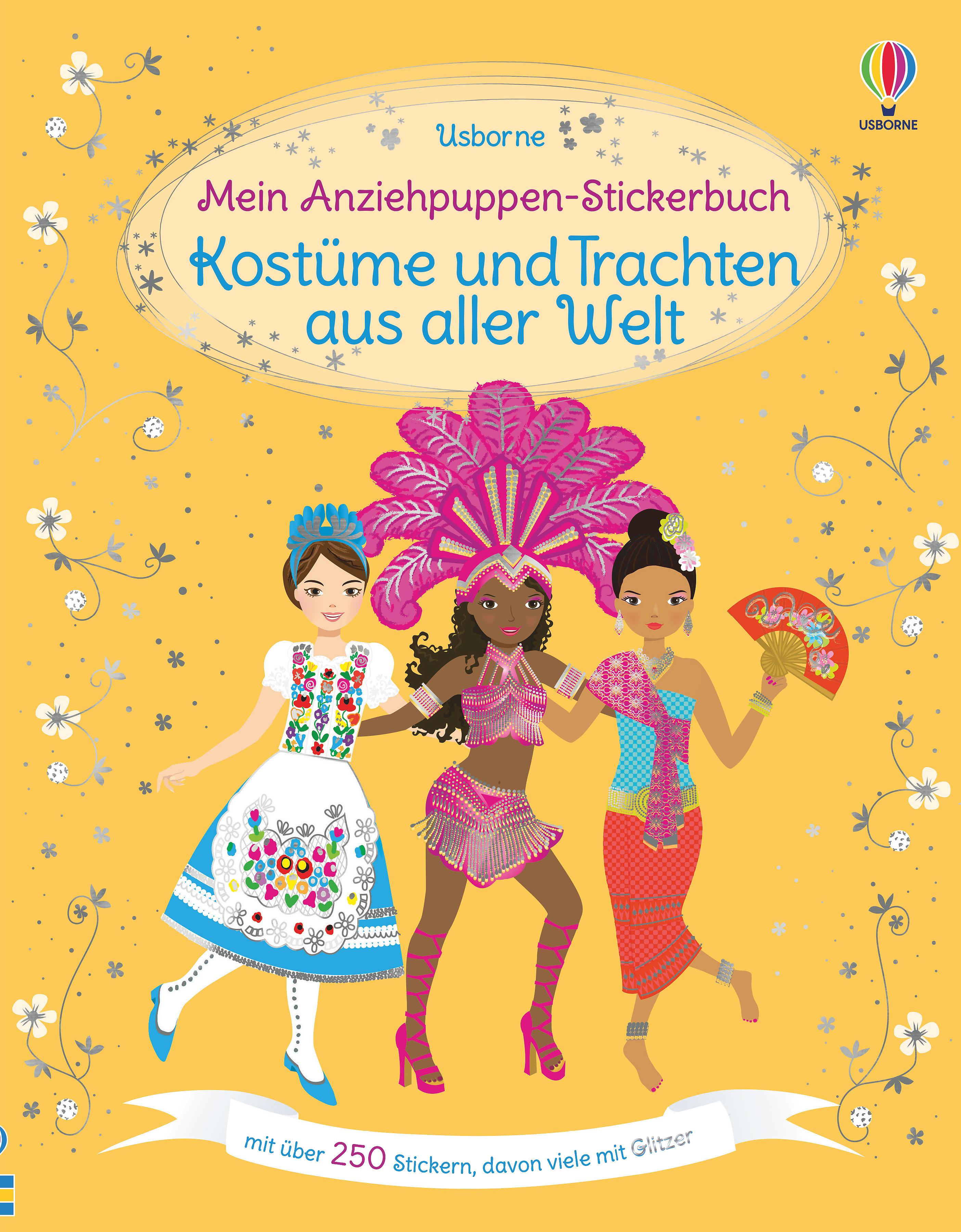 Vorderes Coverbild Mein Anziehpuppen-Stickerbuch: Kostüme und Trachten aus aller Welt
