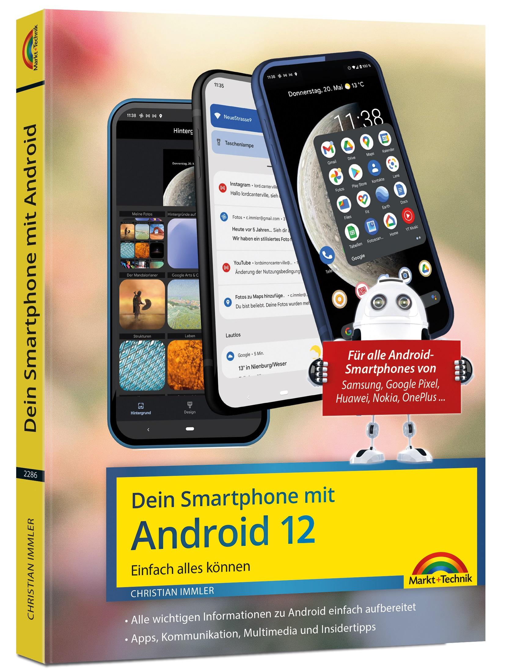 Vorderes Coverbild Dein Smartphone mit Android 12