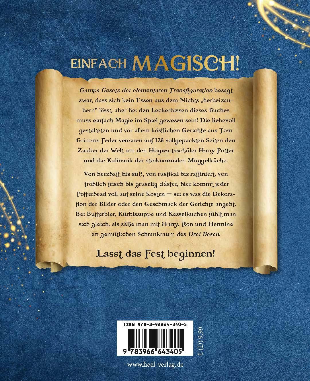 Rückseitencover Das kleine Koch- und Backbuch für Potterheads - Das inoffizielle Harry Potter Koch- und Backbuch