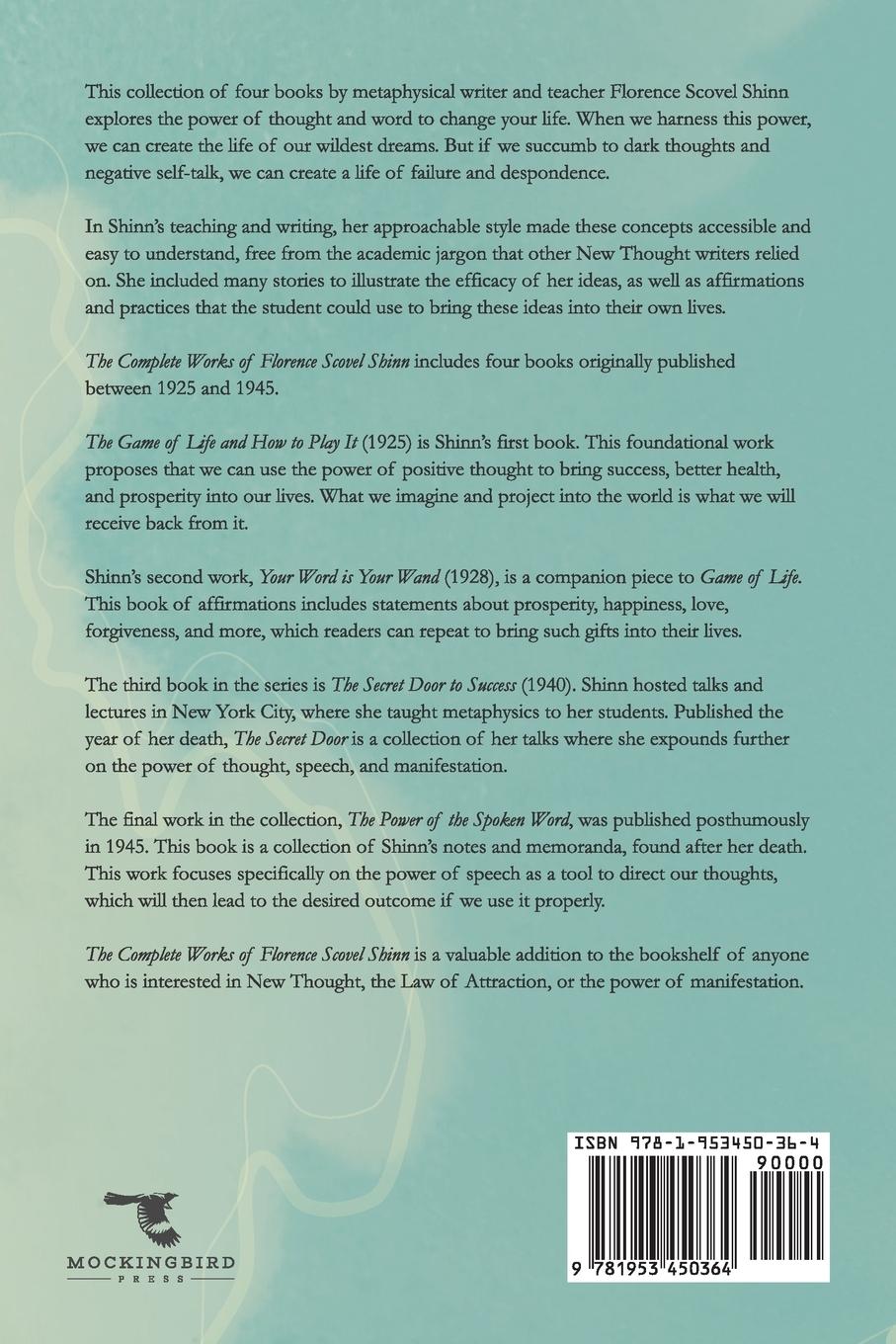 Rückseitencover The Complete Works of Florence Scovel Shinn