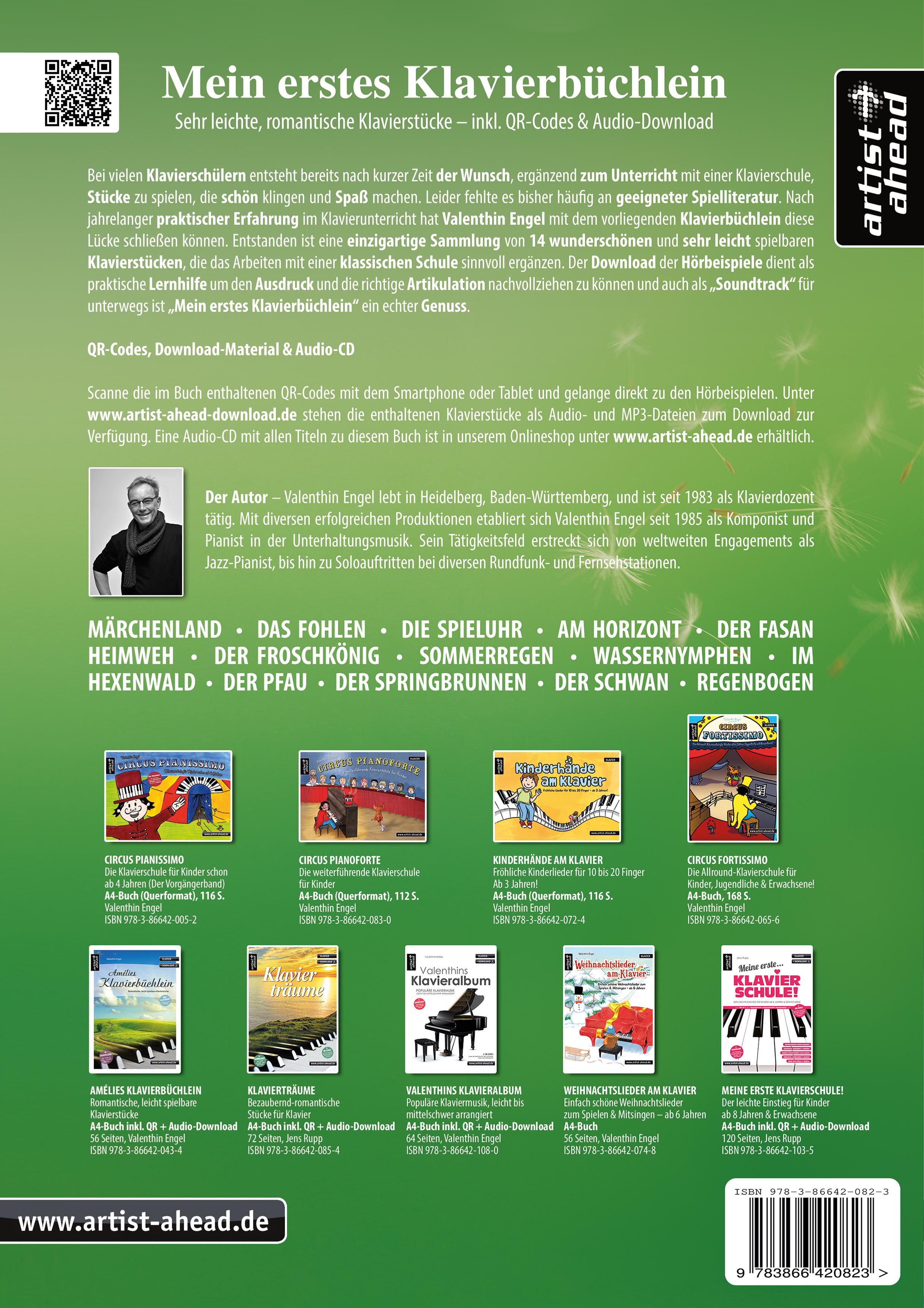Rückseitencover Mein erstes Klavierbüchlein