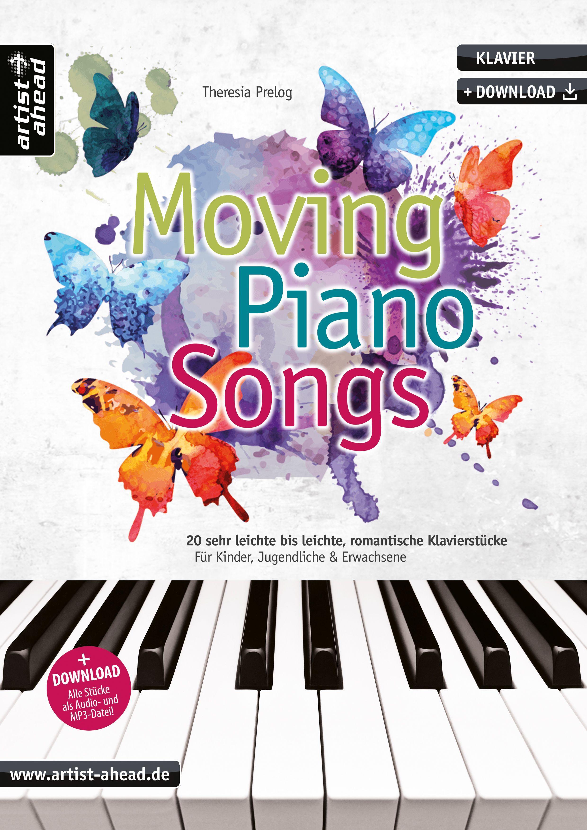 Vorderes Coverbild Moving Piano Songs