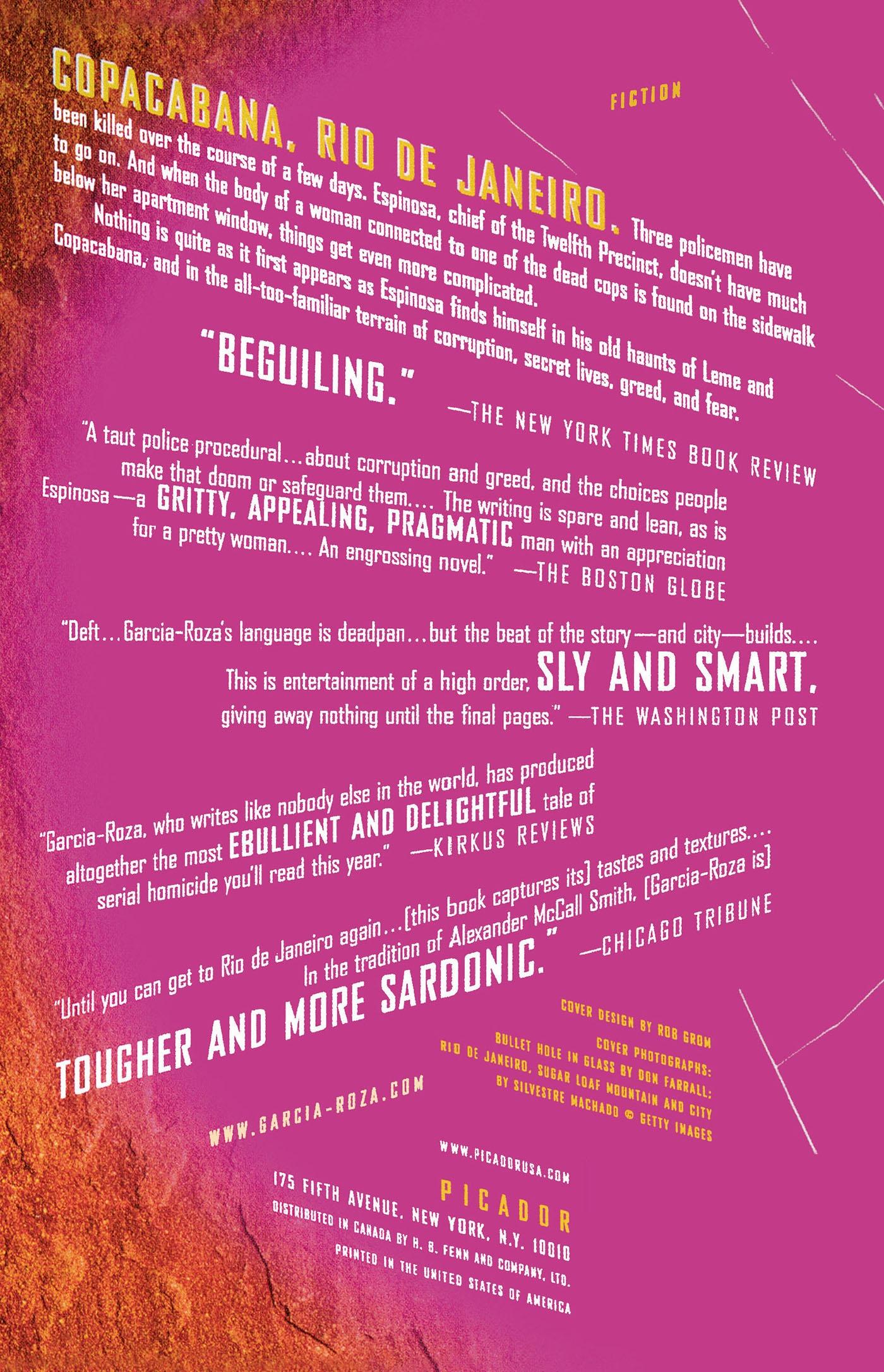 Rückseitencover A Window in Copacabana