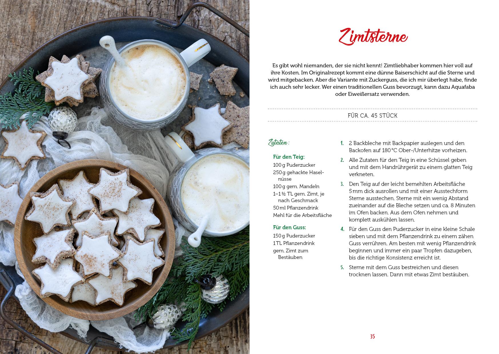 Beispielinhalt (Bild) Vegan backen für Weihnachten