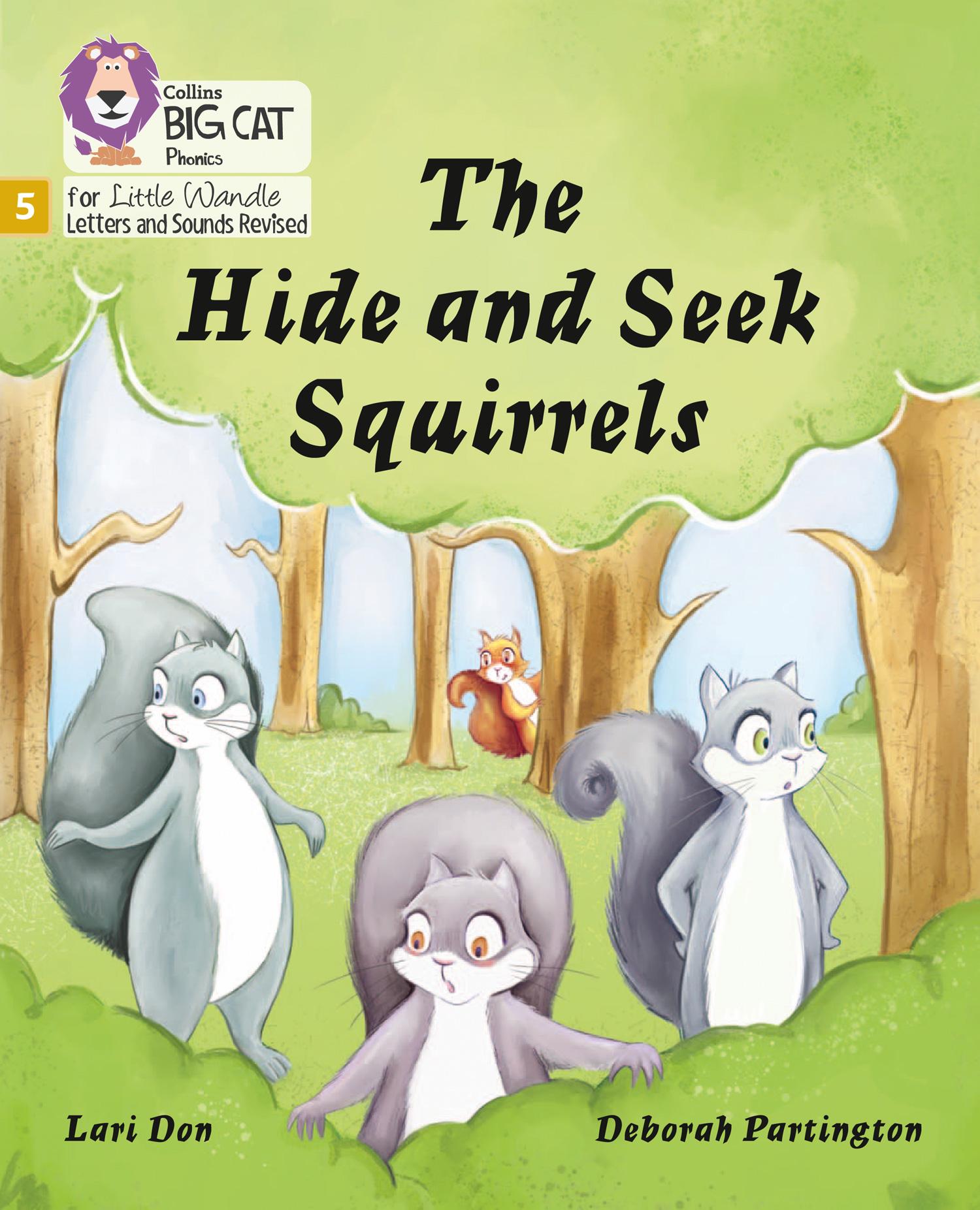 Vorderes Coverbild Big Cat Phonics for Little Wandle Letters and Sounds Revised - The Hide and Seek Squirrels
