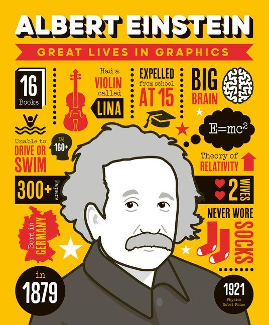 Vorderes Coverbild Great Lives in Graphics: Albert Einstein