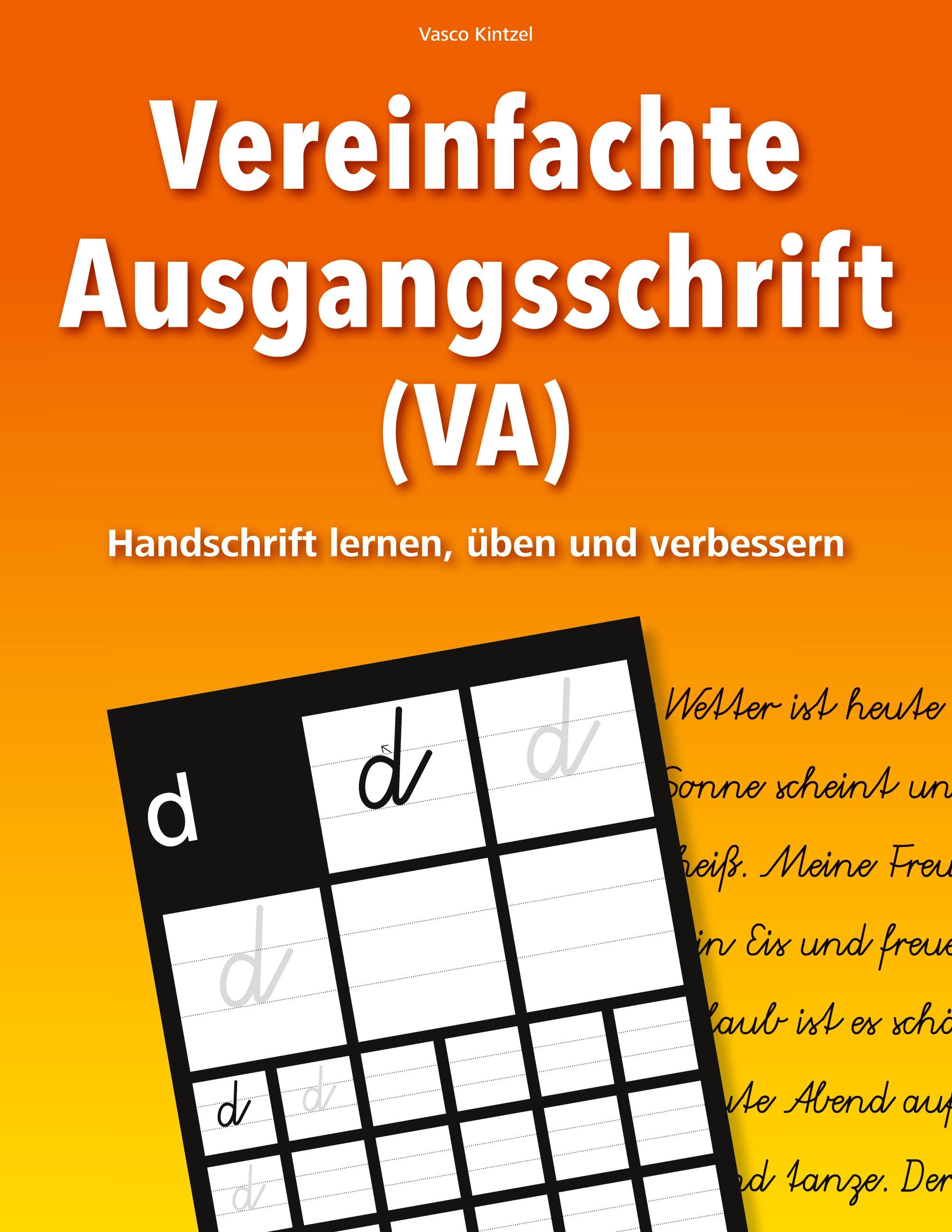 Vorderes Coverbild Vereinfachte Ausgangsschrift (VA) - Handschrift lernen, üben und verbessern