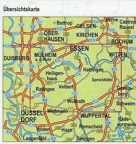 Beispielinhalt (Bild) NRW-Wanderkarte 15. Velbert, Baldeneysee 1  : 25 000